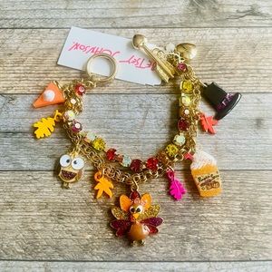 Betsey Johnson Thanksgiving Fall Bracelet